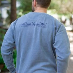 GARMENT GEAR Blue Jean Unisex Seaside Sweatshirt SEASIDE APPAREL
