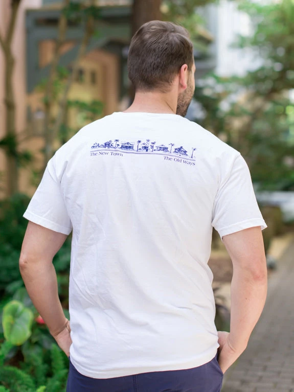 GARMENT GEAR White Shortsleeve Unisex Seaside Tee 2 GARMENT GEAR White Shortsleeve Unisex Seaside Tee