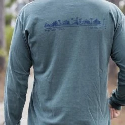 GARMENT GEAR Blue Spruce Longsleeve Unisex Tee SEASIDE APPAREL