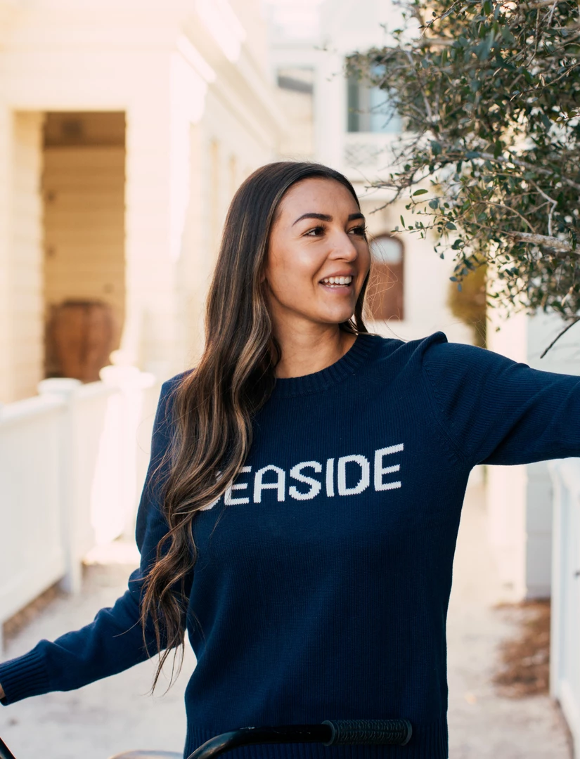 ELLSWORTH Navy Seaside Knit Sweater SEASIDE APPAREL 2 ELLSWORTH Navy Seaside Knit Sweater SEASIDE APPAREL