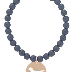 ENEWTONDESIGN HOME & GIFTS Navy Promise Bracelet With Bud Disc
