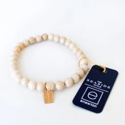 ENEWTONDESIGN Riverstone Promise Bracelet With Seaside Tag