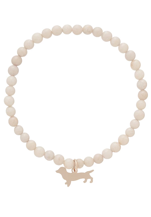 ENEWTONDESIGN Riverstone 4mm Bracelet With Bud Charm HOME & GIFTS 1 ENEWTONDESIGN Riverstone 4mm Bracelet With Bud Charm HOME & GIFTS