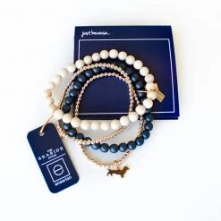 ENEWTONDESIGN Classic 3mm Gold Bracelet With Bud Charm