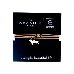 ENEWTONDESIGN HOME & GIFTS Bud Charm On Leather Necklace