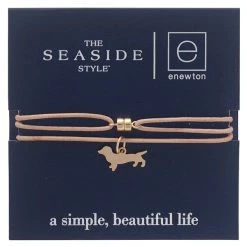 ENEWTONDESIGN HOME & GIFTS Bud Charm On Leather Necklace