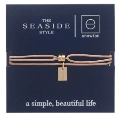 ENEWTONDESIGN Seaside Tag On Leather Necklace