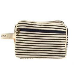 CBSTATION HOME & GIFTS Lined Navy Stripe Travel Kit