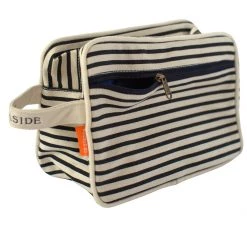CBSTATION HOME & GIFTS Lined Navy Stripe Travel Kit 5 CBSTATION HOME & GIFTS Lined Navy Stripe Travel Kit