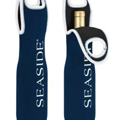 CITYPAPER Navy Insulated Wine Tote