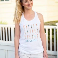 HONEYBEETEES SEASIDE APPAREL Honeybee For Seaside Swimmer Tank
