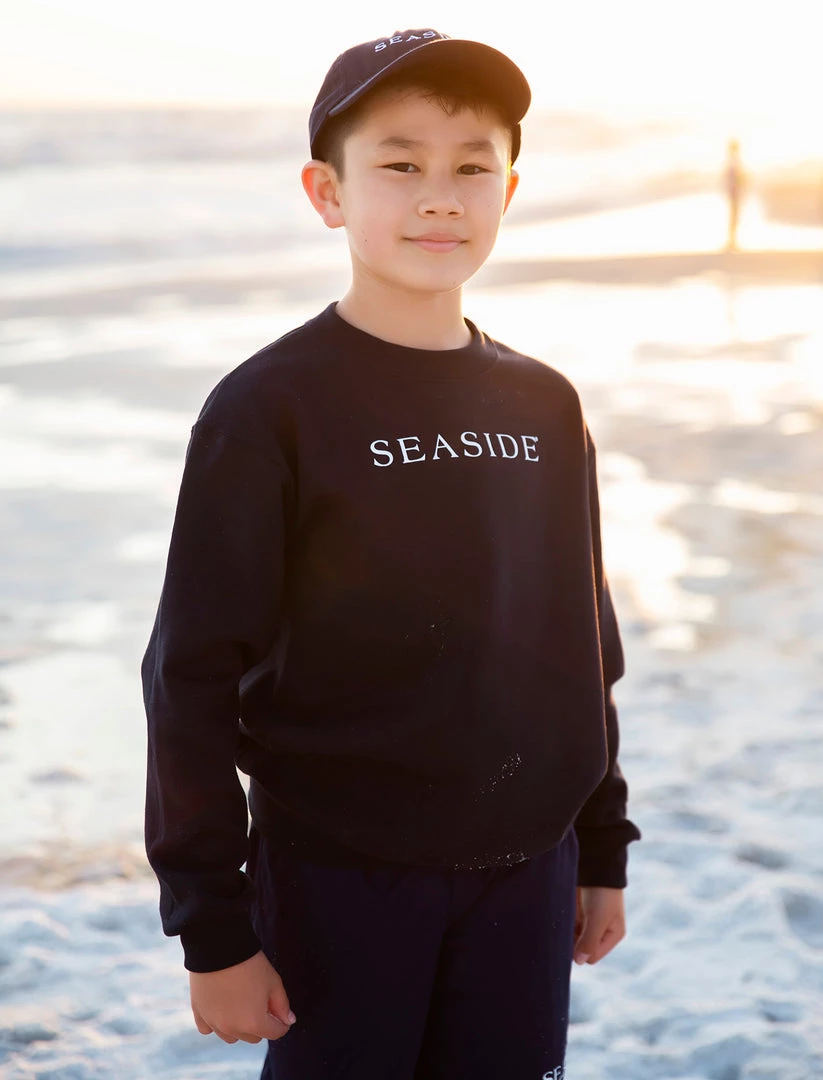 Youth Navy Champion Seaside Sweatshirt 1 Youth Navy Champion Seaside Sweatshirt