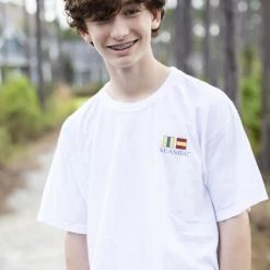 GARMENT GEAR SEASIDE APPAREL Nautical Flag Seaside Tee