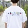 GARMENT GEAR SEASIDE APPAREL Nautical Flag Seaside Tee