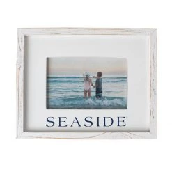 MUDPIE GIFT HOME & GIFTS Wooden Seaside Picture Frame