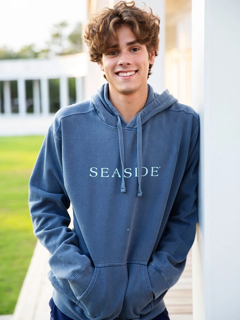 COMFORTWASH Denim Men's Pullover Hoodie SEASIDE APPAREL 1 COMFORTWASH Denim Men's Pullover Hoodie SEASIDE APPAREL