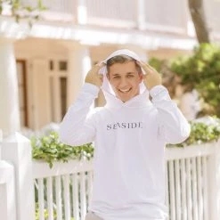 SOWALINK White Adult Longsleeve Hooded Tee