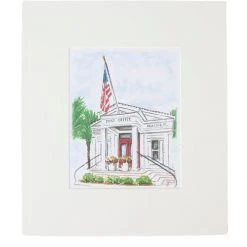RENDITIONS Seaside Post Office Print HOME & GIFTS