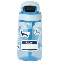 ETSEXPRESS Blue Seaside Sticker Bottle