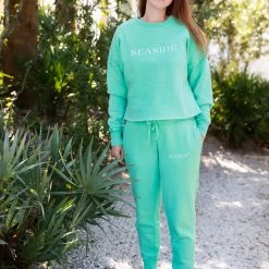 CHARLES RIVE SEASIDE APPAREL Mint Seaside Jogger
