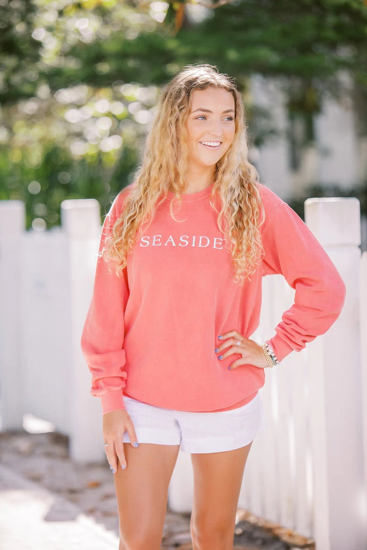 GARMENT GEAR Watermelon Unisex Seaside Sweatshirt SEASIDE APPAREL 1 GARMENT GEAR Watermelon Unisex Seaside Sweatshirt SEASIDE APPAREL