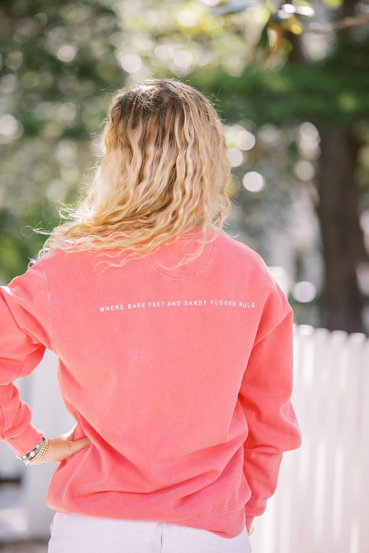 GARMENT GEAR Watermelon Unisex Seaside Sweatshirt SEASIDE APPAREL 2 GARMENT GEAR Watermelon Unisex Seaside Sweatshirt SEASIDE APPAREL