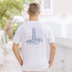 HONEYBEETEES Seaside Water Tower Throwback Tee