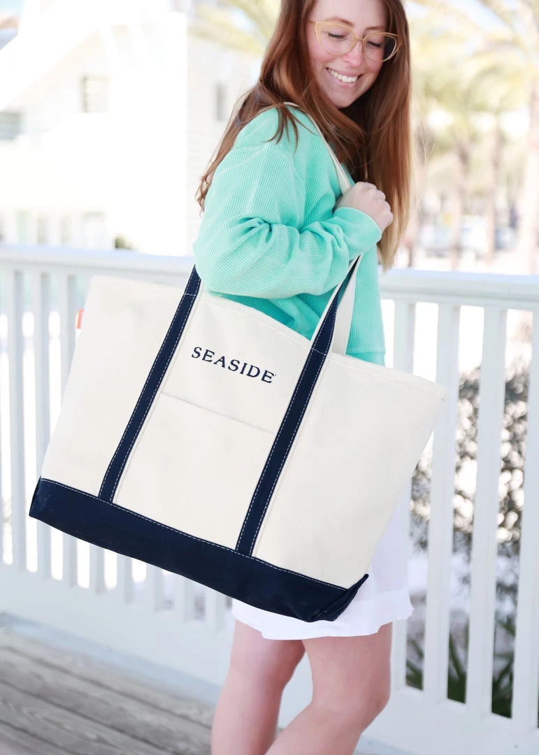 CBSTATION HOME & GIFTS Seaside Large Boat Tote 1 CBSTATION HOME & GIFTS Seaside Large Boat Tote