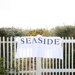 GARMENT GEAR HOME & GIFTS White Seaside Beach Towel