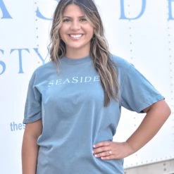 GARMENT GEAR SEASIDE APPAREL Blue Jean Shortsleeve Unisex Seaside Tee