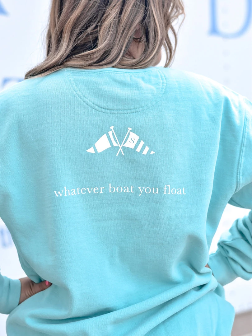 TYCOON Mint Yacht Club Sweatshirt SEASIDE APPAREL 1 TYCOON Mint Yacht Club Sweatshirt SEASIDE APPAREL