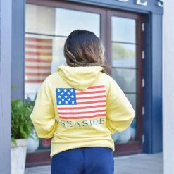 SOWALINK SEASIDE APPAREL American Flag Hoodie