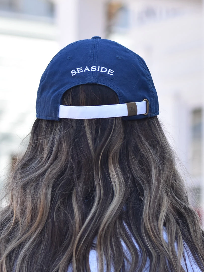 HARDINGLANE Navy Embroidered Flag Hat SEASIDE APPAREL 2 HARDINGLANE Navy Embroidered Flag Hat SEASIDE APPAREL